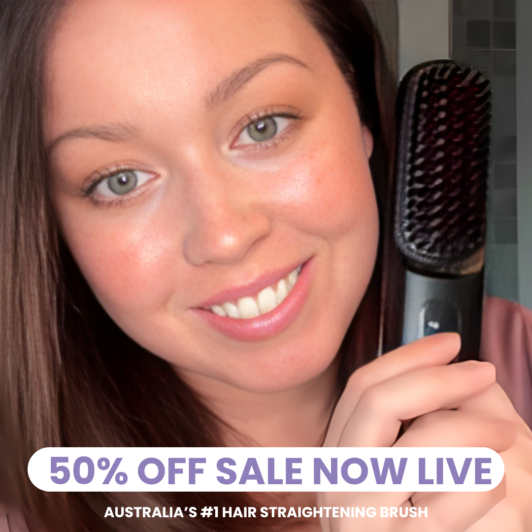GloBrush Pro Portable Hair Straightener Brush